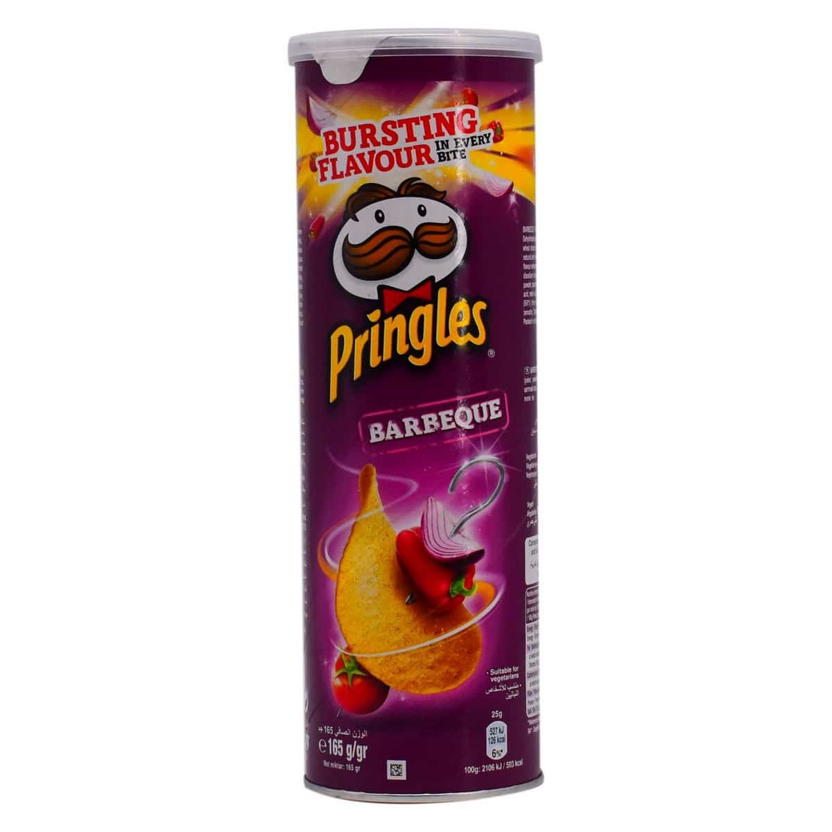 Pringles Potato Crisps Barbeque 165 Gm Richesm Healthcare 2251