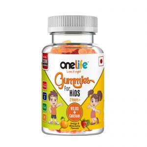 Onelife Calcium Gummies Gummies Flavour Mix 75gm  854300