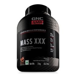 GNC Amplified Mass XXX 50g Protein 3 kg Chocolate 1