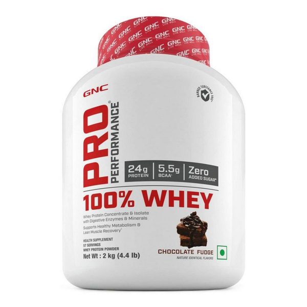 GNC Pro Performance 100 Whey Protein – 2 kg Chocolate Fudge 3