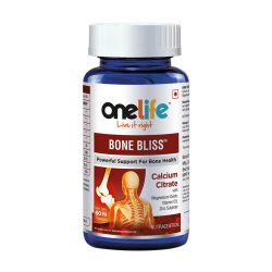 Onelife Mega 3X Tripple Strength Fish oil 1250mg 60 Soft gels Onelife Bone Bliss Promotes Bone Health 60 Tablets 1