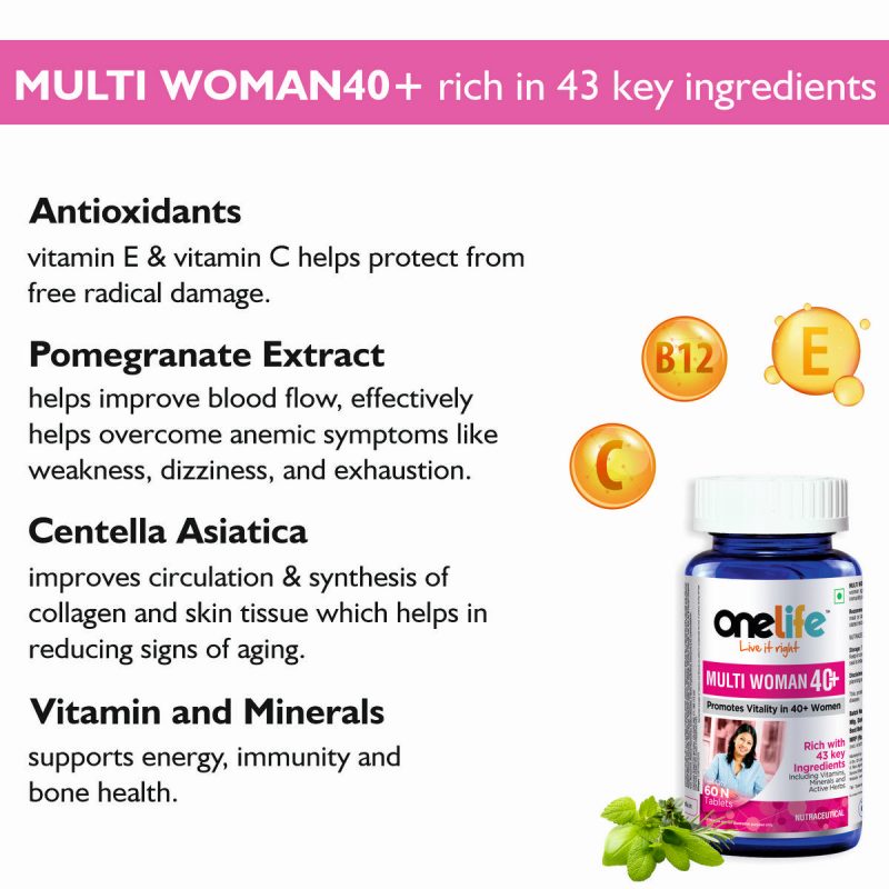 Onelife Multi Woman 40 60 Tablets 4