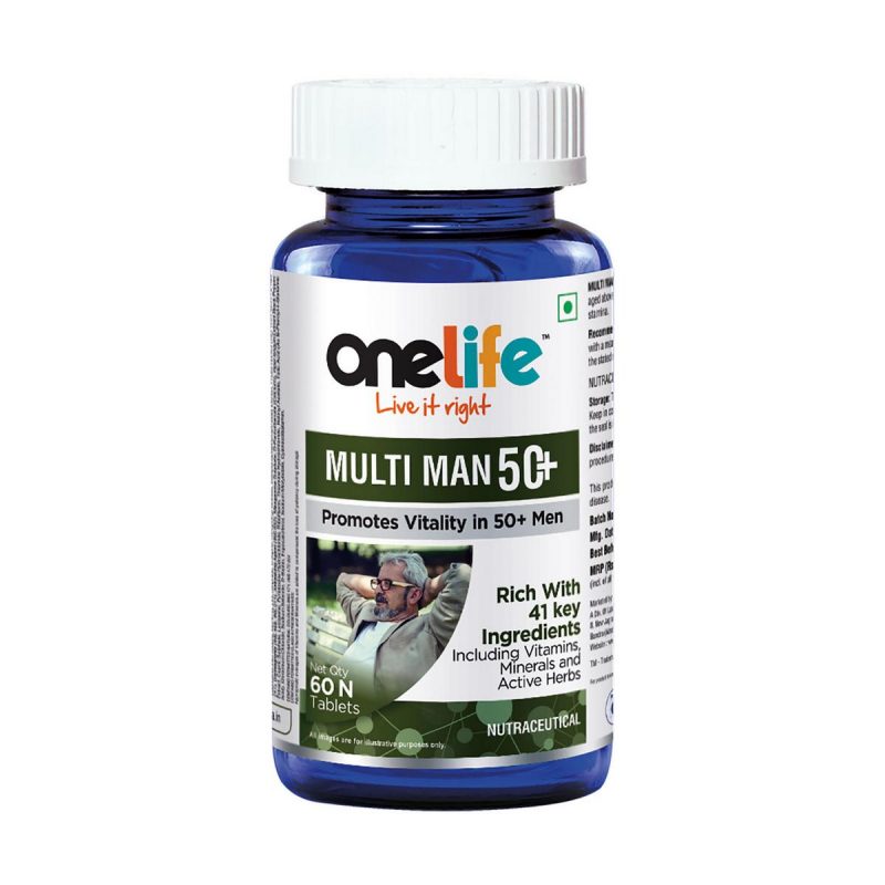 Onelife Multiman 50Multivitamins For Men 60 Tablets 1