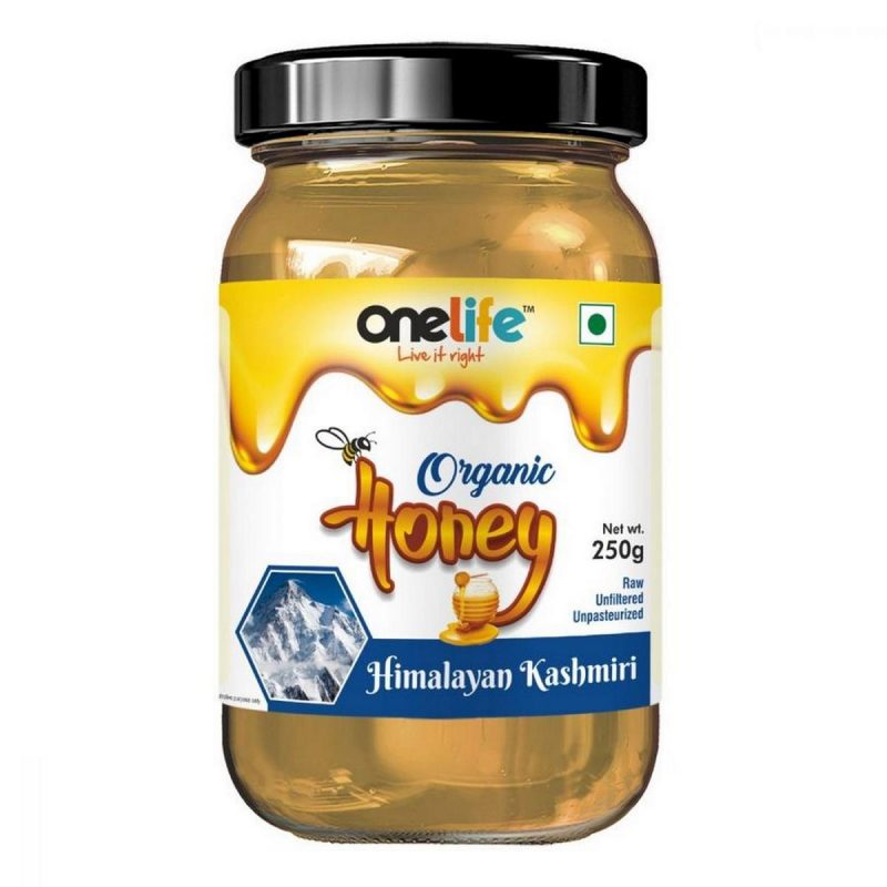 Onelife Organic Honey Himalayan Kashmiri 250gm Onelife Organic Honey Himalayan Kashmiri 250gm 1 1