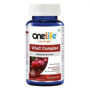Vitamins And Supplements For Energy Health and Nutrition Onelife VitaC Complex Immunity Booster 60 Tablets 1