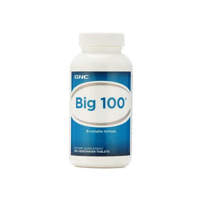 GNC Big 100 Vitamin BComplex Formula 100 Tablets GNC Big 100 Vitamin B Complex Formula 100 Tablets 1