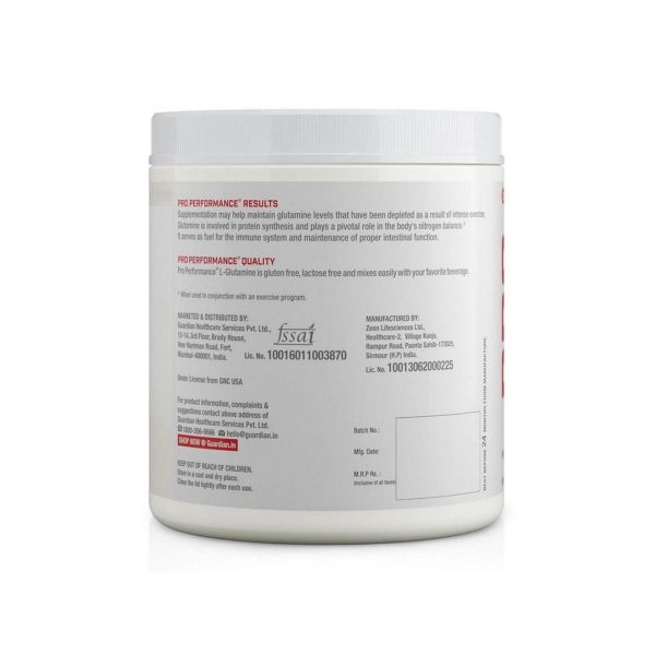 GNC Pro Performance L Glutamine Powder 5000 mg 4