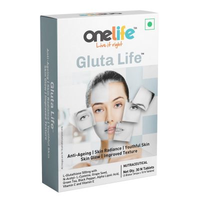 Onelife Gluta Life Glutathione 500mg 30 Tablets 1