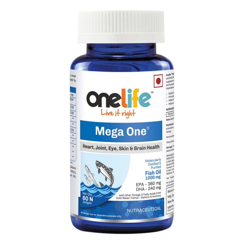 Onelife Mega One Purified Fish Oil 1000mg 1