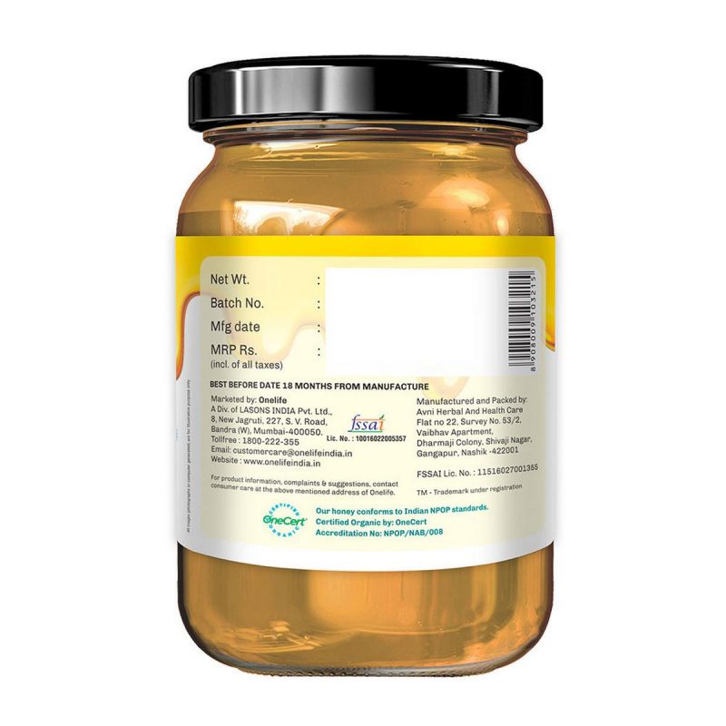 Onelife Organic Honey Tulsi – 650gm no added flavour or colour 3