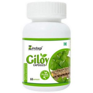 Vitamins And Supplements For Energy Health and Nutrition Zindagi Giloy Capsules Immunity Booster 60 Capsules