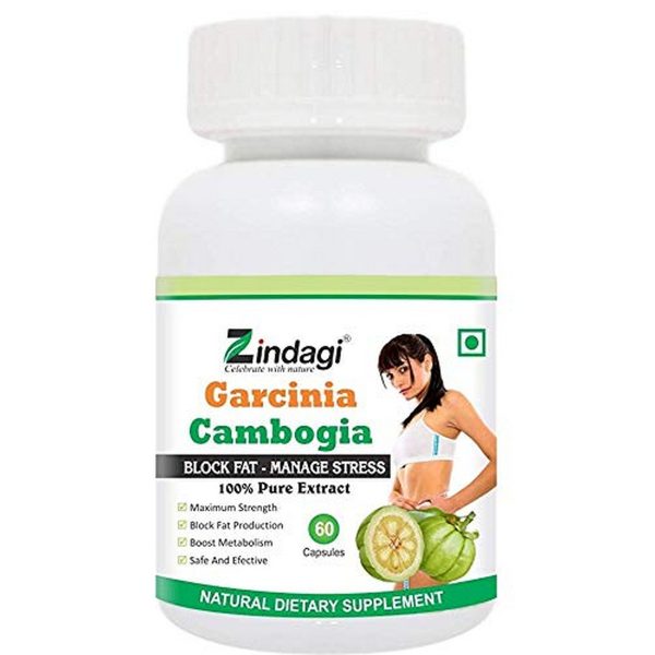 Zindagi Garcinia Capsules Natural Weightloss 60 capsules Zindgi Garci Cambogia