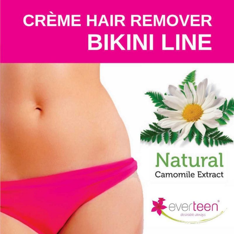 Everteen Hair Removal Creme Bikini Line for Sensitive Parts in Women 2 Packs 50gm Each 4