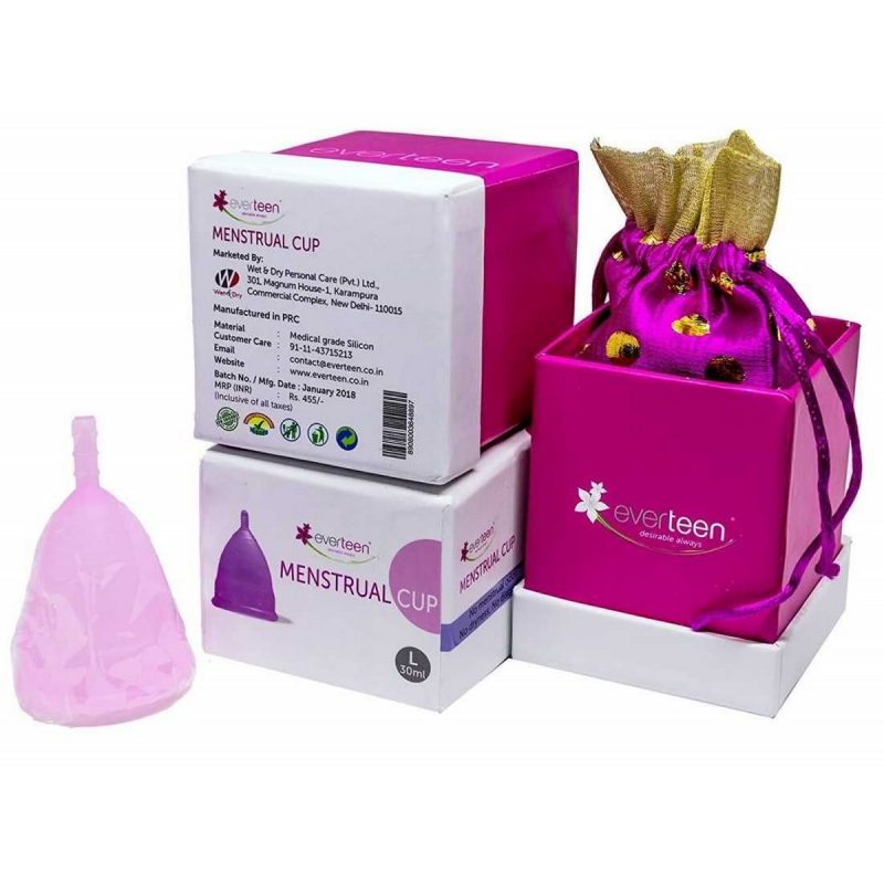 Everteen Large Menstrual Cup for Periods in Women 30 ml Everteen Large Menstrual Cup for Periods in Women 1