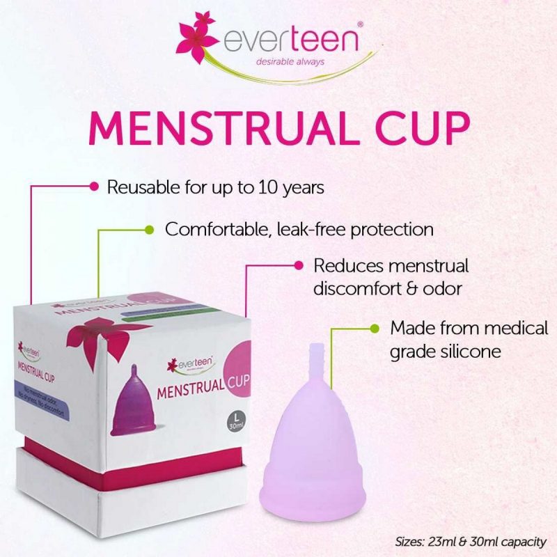 Everteen Large Menstrual Cup for Periods in Women 2