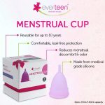Everteen Small Menstrual Cup for Periods 23ml Everteen Small Menstrual Cup for Periods in Women 2