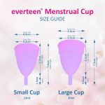 Everteen Small Menstrual Cup for Periods 23ml Everteen Small Menstrual Cup for Periods in Women 4