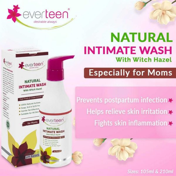 Everteen Witch Hazel Natural Intimate Wash for Feminine Intimate Hygiene in Moms 2