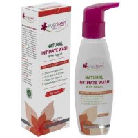 Everteen Natural Intimate Wash 210 ml Everteen Yogurt Natural Intimate Wash for Feminine Intimate Hygiene in Teens