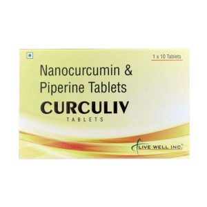 Live Well Curculiv Curcumin Tablets 10 Tablets