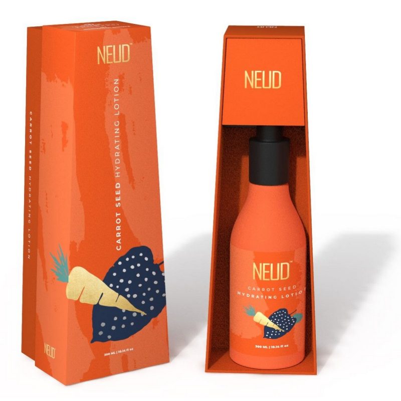 NEUD Carrot Seed Premium Hydrating Lotion for Men and Women 4