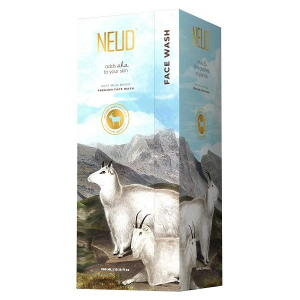 NEUD Goat Milk Premium Face Wash for Men Women