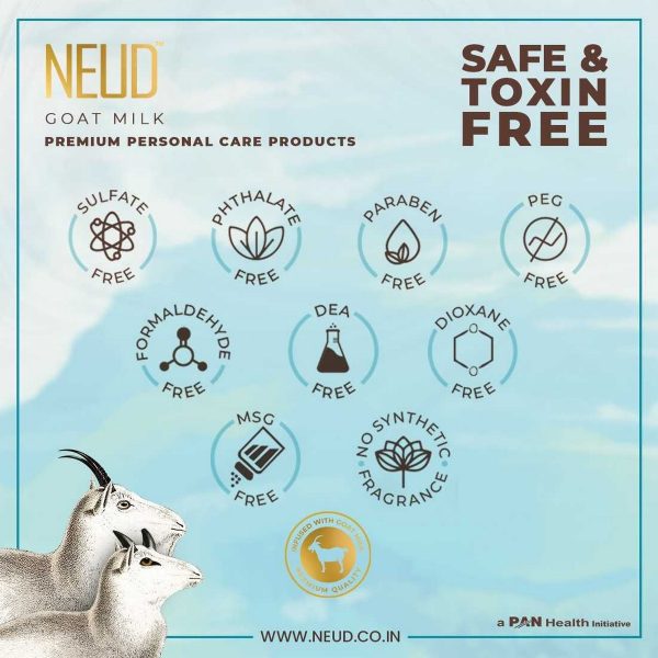 NEUD Goat Milk Premium Shampoo for Men Women 5