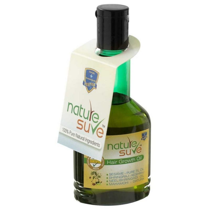 Nature Sure Hair Growth Oil for Darker and Stronger Hair in Men and Women 1 Pack 110ml4