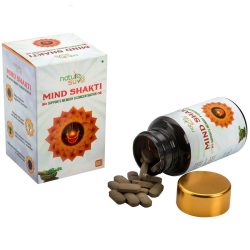 Nature Sure Mind Shakti Tablets for Memory and Concentration in Men and Women 1 Pack 60 Tablets3