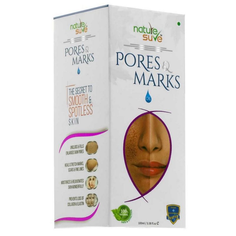 Nature Sure Pores and Marks Oil for Enlarged Pores and Stretch Marks in Men and Women 1 Pack 100ml1