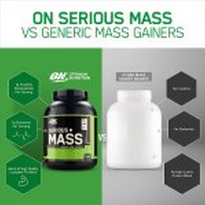 Optimum Nutrition ON Serious Mass Muscle Gainer All Flavours 5 1