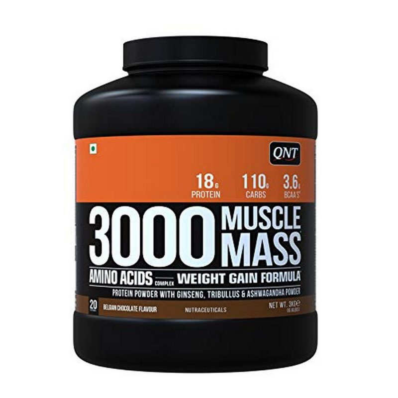QNT 3000 Muscle Mass Weight Gain Formula 3 kilograms QNT 3000 Muscle Mass Weight Gain Formula 3 kilograms
