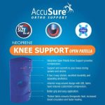 AccuSure Knee Support Open Patella Neoprene ACCUSURE Knee Open Pattela 3