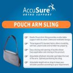 AccuSure Pouch Arm Sling Wrist Elbow Support ACCUSURE Pouch Armsling 2