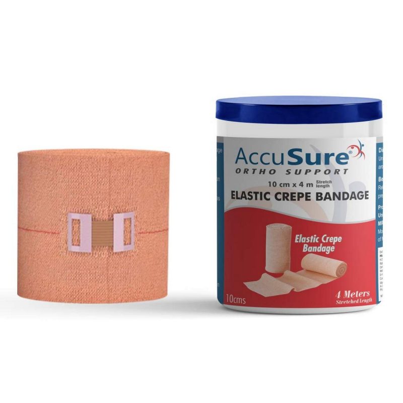 AccuSure Elastic Crepe Bandage 4cm