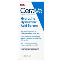 CeraVe Hyaluronic Acid Face Serum l 1 Oz l Hydrating Serum For Face With Vitamin B5 l For Normal To Dry Skin l Paraben Fragrance