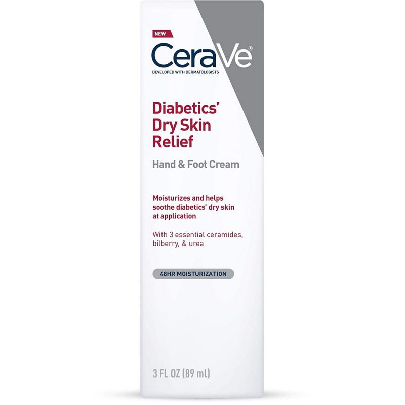 Cerave Diabetics Dry Skin Therapy Hand Foot Cream 3 Ounce Cerave Cerave Diabetics Dry Skin Therapy Hand Foot Cream 3 Ounce Diabetic Hand Foot Cream