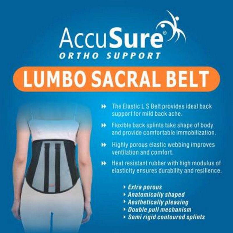 Contoured Lumbo Sacral Support Belt 1