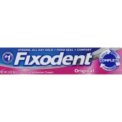 Fixodent Complete Original Denture Adhesive Cream 2.4 Oz