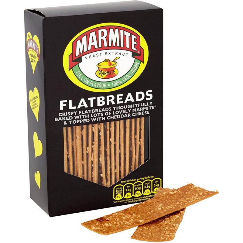 Marmite Crispy Flatbreads Thoughtfully Baked 140g Marmite Crispy Flatbreads Thoughtfully Baked With Lots Of Marmite Topped Cheese 140g