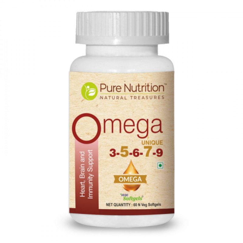 Pure Nutrition Omega 3 5 6 7 9 60 Capsules Omega Unique 3 5 6 7 9 60 Softgel