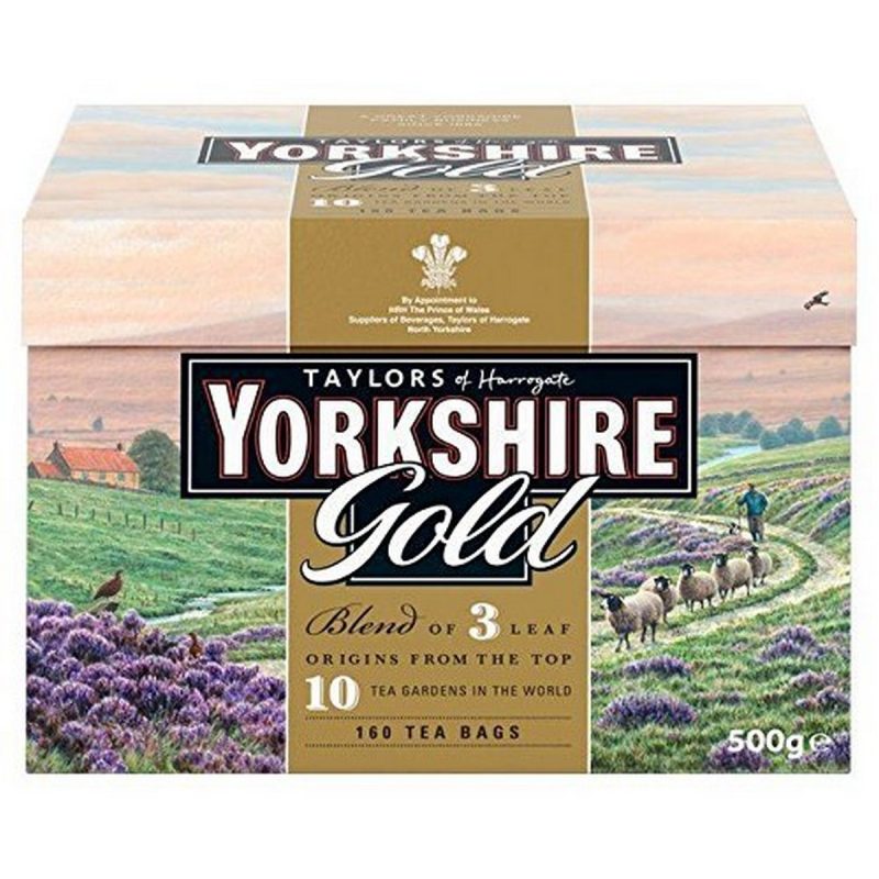 Taylors Of Harrogate Yorkshire Gold Tea 160 Tea Bags Taylors of Harrogate Yorkshire Gold Tea 160 Count Tea Bags