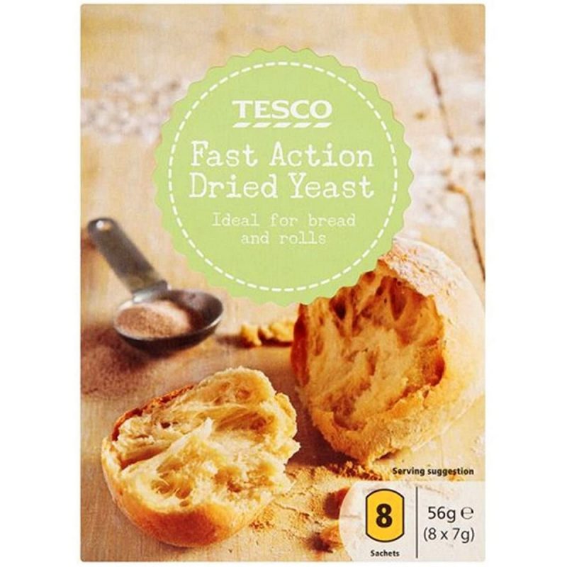 Tesco Fast Action Dried Yeast 56 G