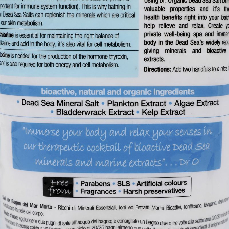 organic dead sea miniral bath salt 6