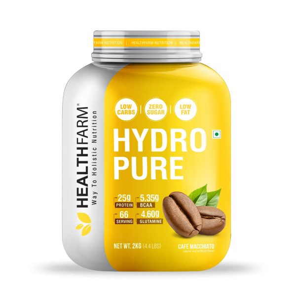 HealthFarm Hydro Pure Whey Protein Isolate Cafe Macchiato 1