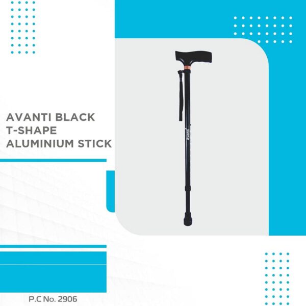 Vissco Avanti T Shape Aluminum Walking Stick 6