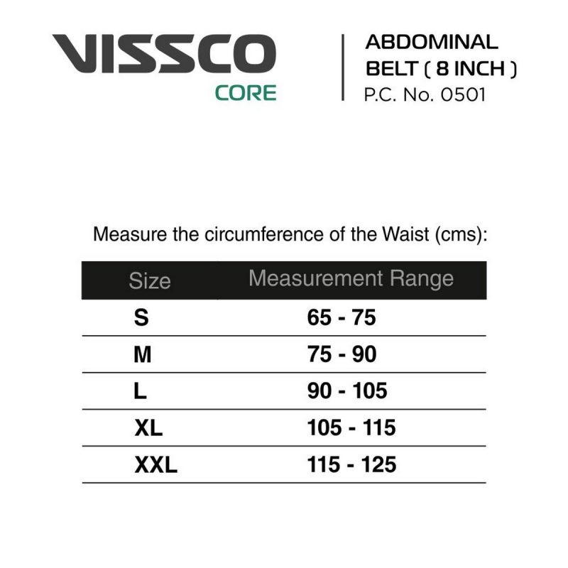 Vissco Core Abdominal Belt 8 Inches 4