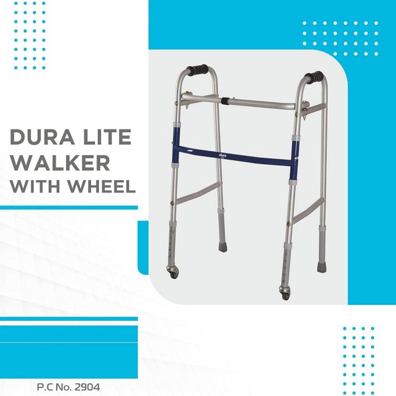 Vissco Dura Lite Walker with Wheels 6