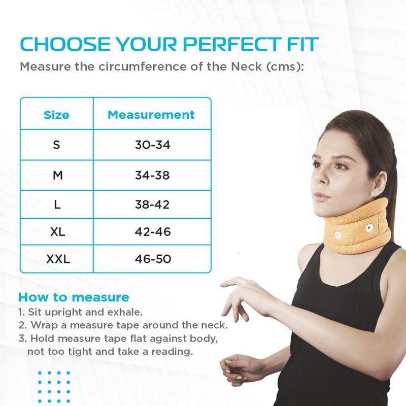 Vissco Neck Support Cervical Collar without Chin Support for Men Women 2
