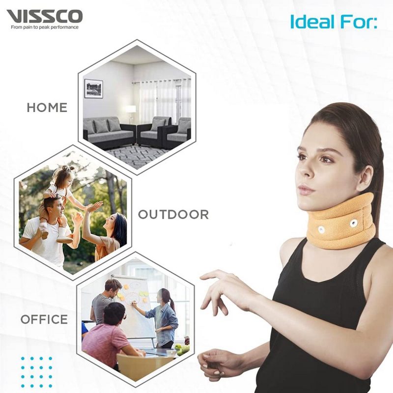 Vissco Neck Support Cervical Collar without Chin Support for Men Women 5